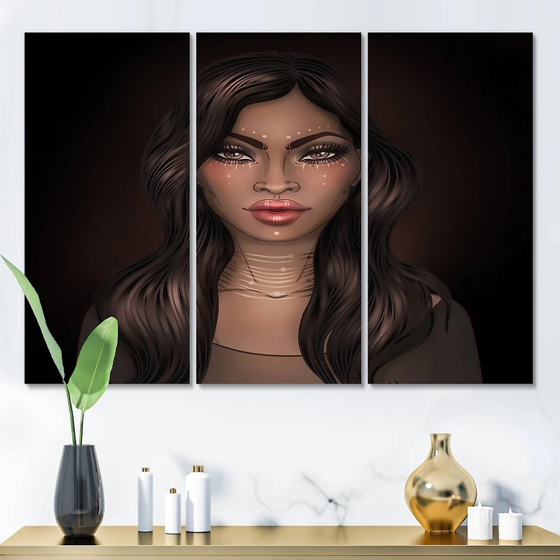 Designart - Portrait of African American Woman IV