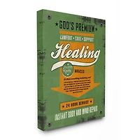 Stupell Industries Healing Miracles Religious Retro Canvas Wall Art
