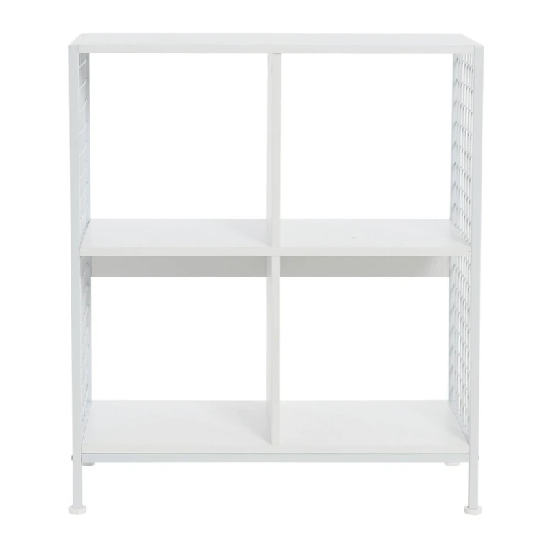 Household Essentials 28" 4-Compartment Trellis Storage Bookshelf