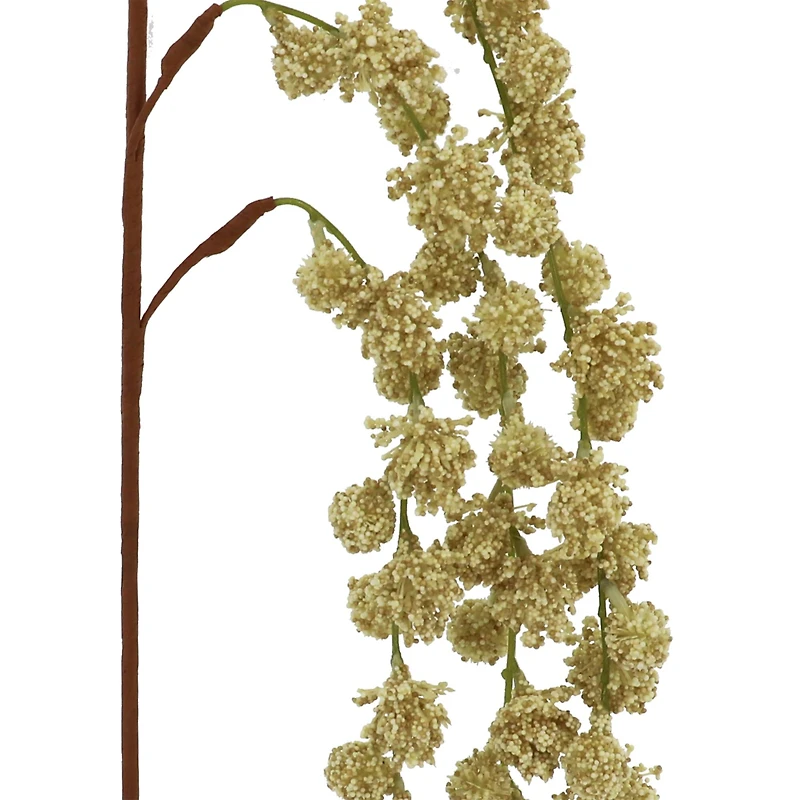 36" Cream Hanging Berry Stem by Ashland®
