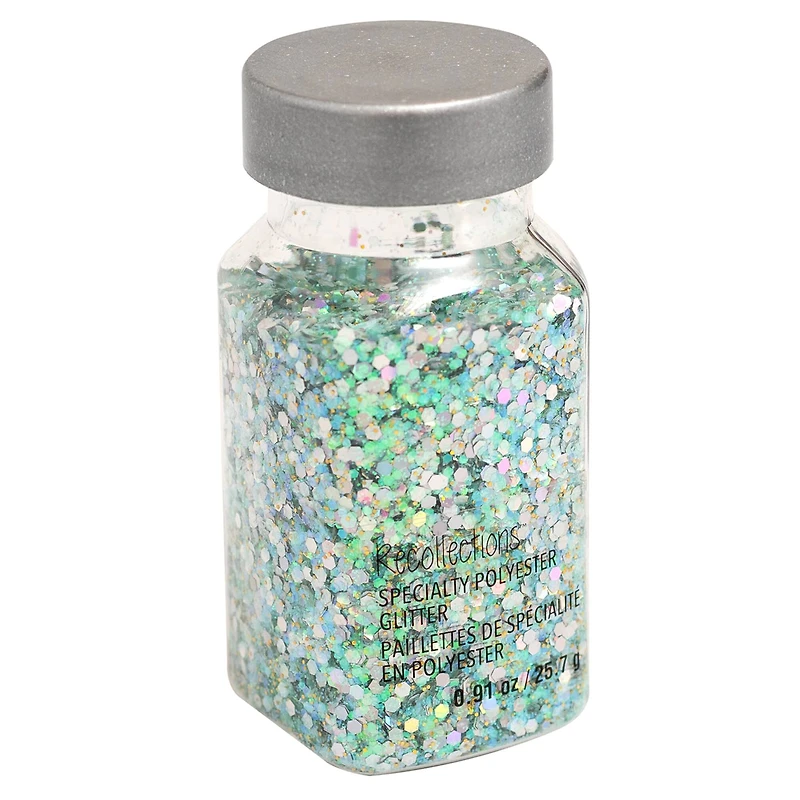 Specialty Polyester Mint & Gold Glitter by Recollections™