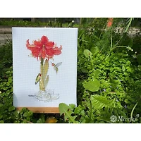 Merejka Amaryllis Counted Cross Stitch Kit