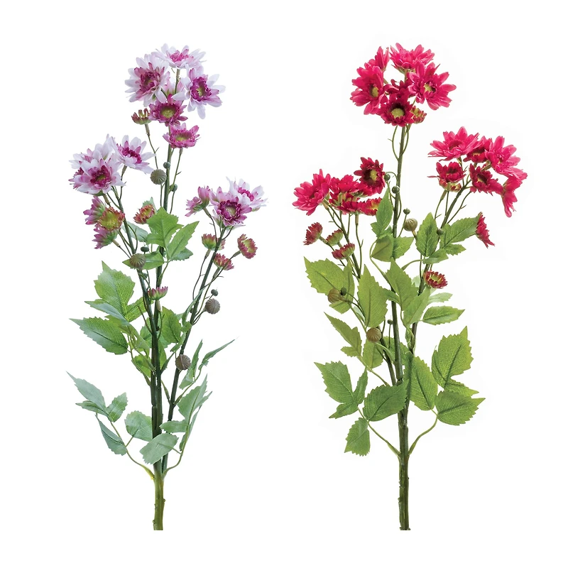 31.5" Pink & Purple Mum Sprays, 12ct.