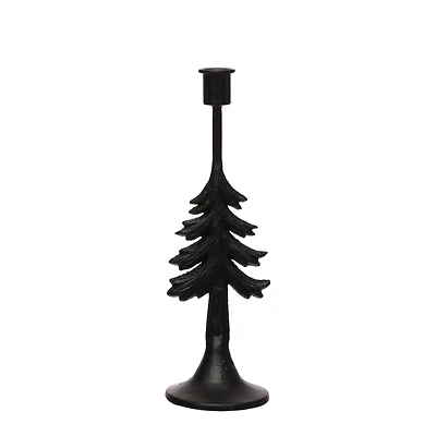 Black Christmas Tree Metal Candle Holder by Ashland