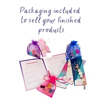 Kids Crafts Make & Sell Keychain Crafting Business Entrepreneur Starter Kit