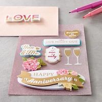 Happy Anniversary 3D Stickers by Recollections™