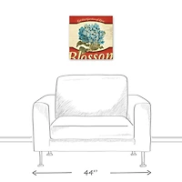 Let It Blossom 16" x 16" Canvas Wall Art