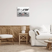 Stupell Industries Americana Barn Country Cows Flag Canvas Wall Art