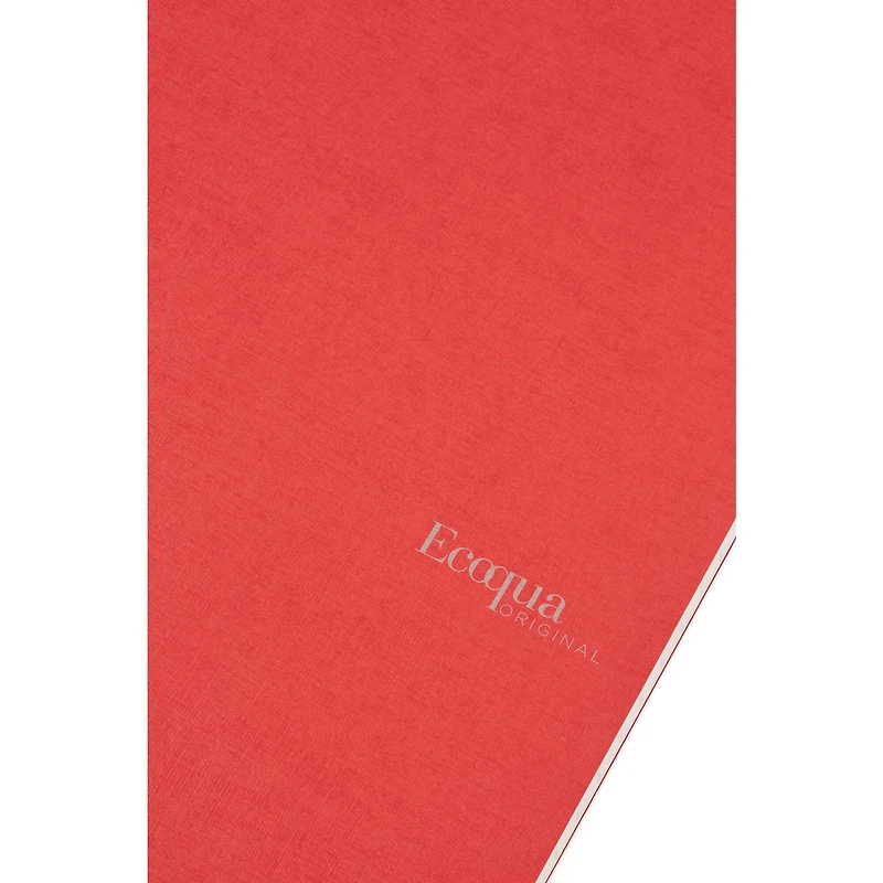 Fabriano® Ecoqua Original Red Staple-Bound A5 Dotted Notebook