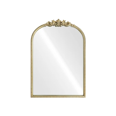 Home 16" x 22.5" Ornate Gold Decorative Wall Mirror by Ashland®