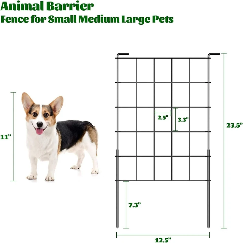 NEX™ 23.5" Black Rustproof Metal Wire Animal Barrier