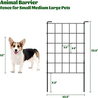 NEX™ 23.5" Black Rustproof Metal Wire Animal Barrier