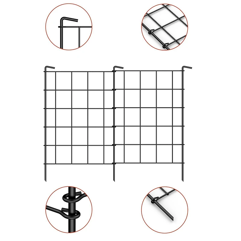 NEX™ Garden Decor Fence Rustproof Metal Wire Animal Barrier, 28ct.