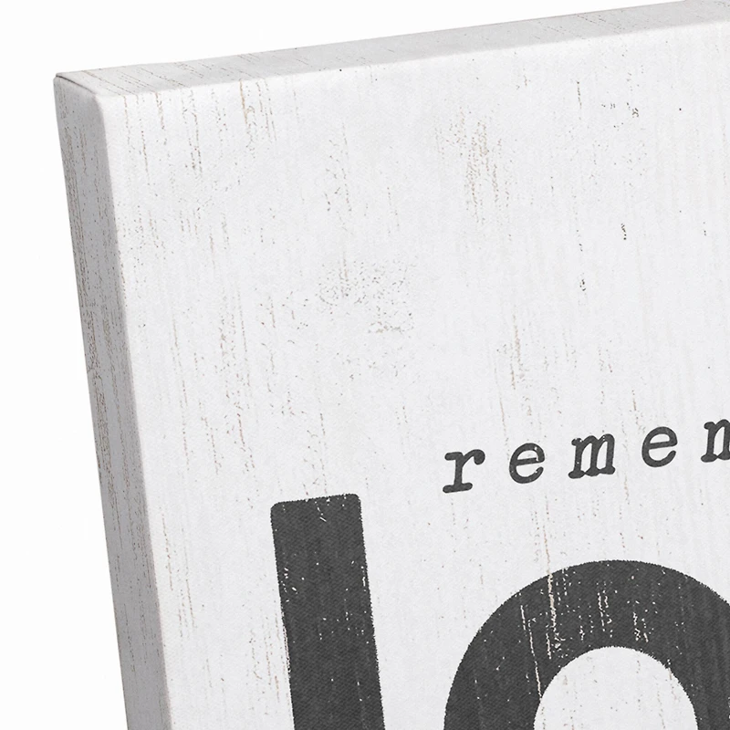 Love And Laugh 20" x 20" Canvas Wall Art