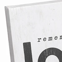 Love And Laugh 20" x 20" Canvas Wall Art