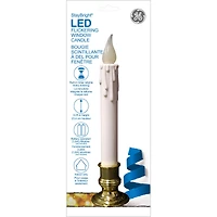 GE StayBright® Flickering LED Window Candle, Gold