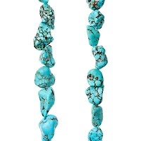 Turquoise Howlite Nuggets, 10mm by Bead Landing™