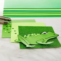 12 Packs: 50 ct. (600 total) Feathered Greens 8.5" x 11" Cardstock Paper by Recollections™