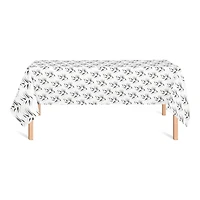 Dark Leaf Pattern Tablecloth