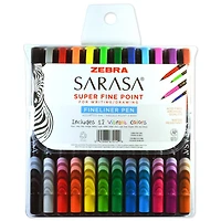 Sarasa® Super Fine Point Fineliner Pens, 12ct.