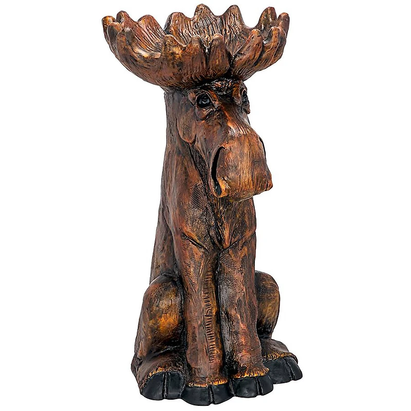 Design Toscano 17.5" Cabin Fever Moose Garden Statue