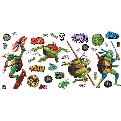 RoomMates Teenage Mutant Ninja Turtles Mutant Mayhem Characters Peel & Stick Wall Decals