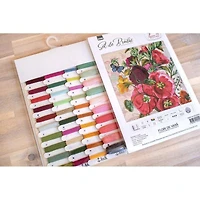 Luca-s Summer Flowers Counted Cross Stitch Kit