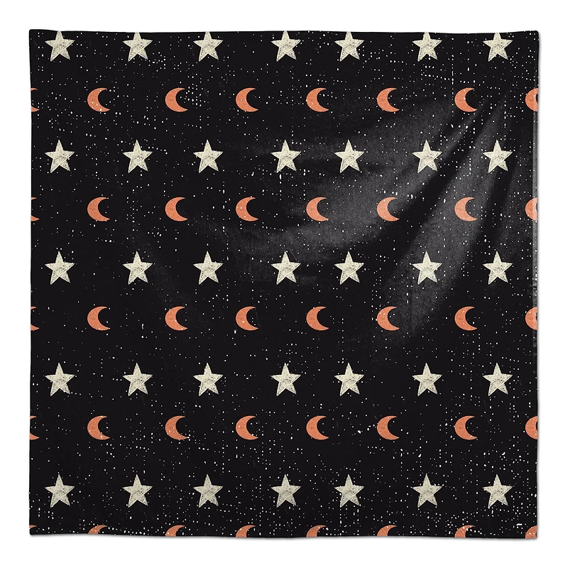 Star and Moon Pattern 58" x 58" Tablecloth