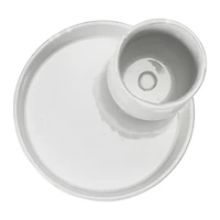 Hello Honey® 6.7" White Terra Cotta Tray