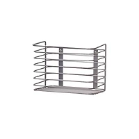 Household Essentials 7.9" Silver Door Mount Cabinet Organizer