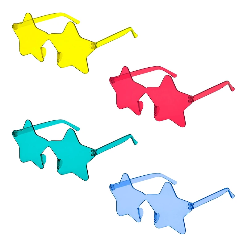 5.5" Star Shaped Glasses, 4ct. by Celebrate It™