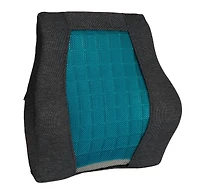 Mind Reader Teal & Black Ergonomic Back Cushion