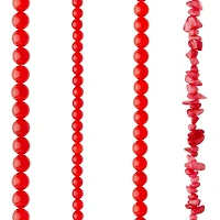 6 Pack: Red Quartzite Beads Value Pack by Bead Landing™