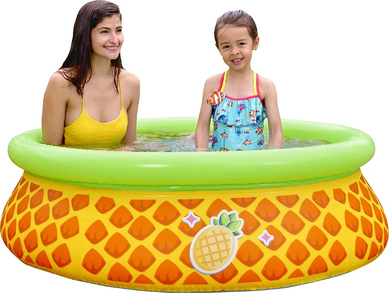 Pool Central 5ft. Inflatable Pineapple Kiddie Swimming Pool
