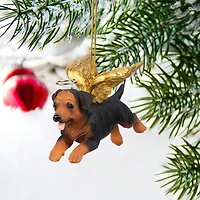 4" Honor the Pooch Rottweiler Holiday Dog Angel Ornament