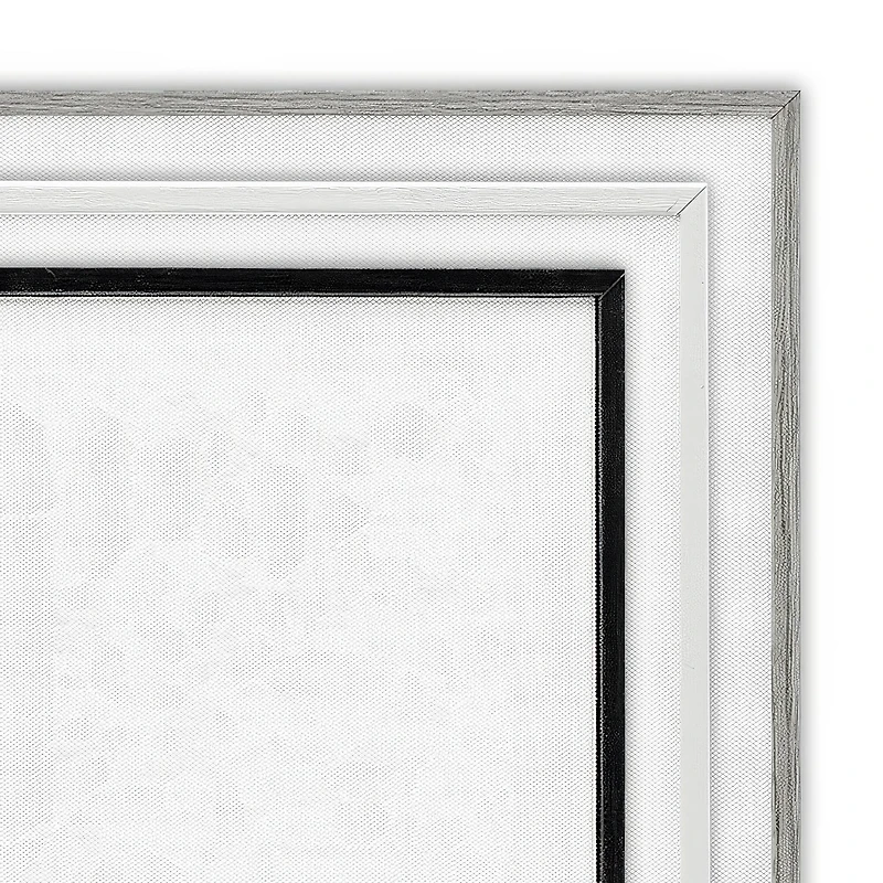 Stupell Industries Grey Brushed Abstract Arrangement Framed Giclee Art