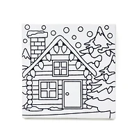 5" x 5" Log Cabin Canvas Painting Kit by Artist's Loft™