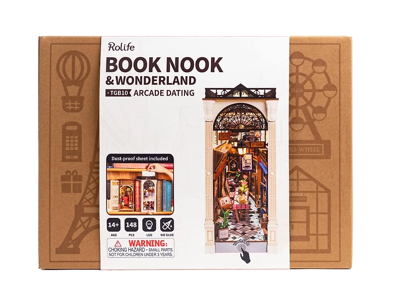 Rolife® Arcade Dating DIY Book Nook Shelf Insert Kit