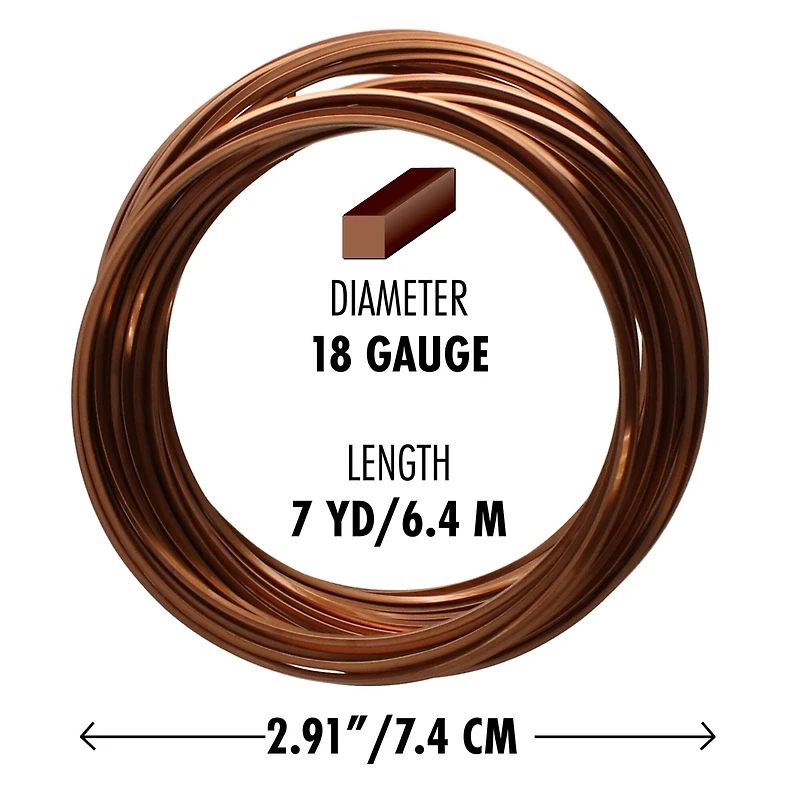 The Beadsmith® Wire Elements™ Gauge Tarnish Resistant Medium Temper Square Wire