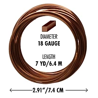 The Beadsmith® Wire Elements™ Gauge Tarnish Resistant Medium Temper Square Wire