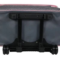 Everything Mary Quilted Pink & Gray Deluxe Rolling Sewing Machine Tote