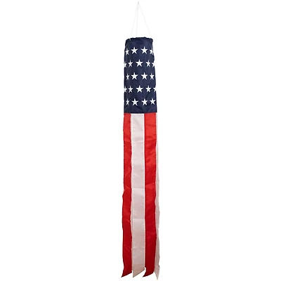 60" Patriotic Stars & Stripes Windsock
