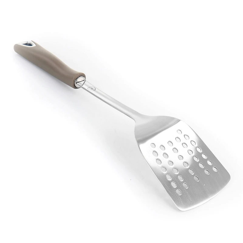 Martha Stewart Gray Stainless Steel Slotted Turner