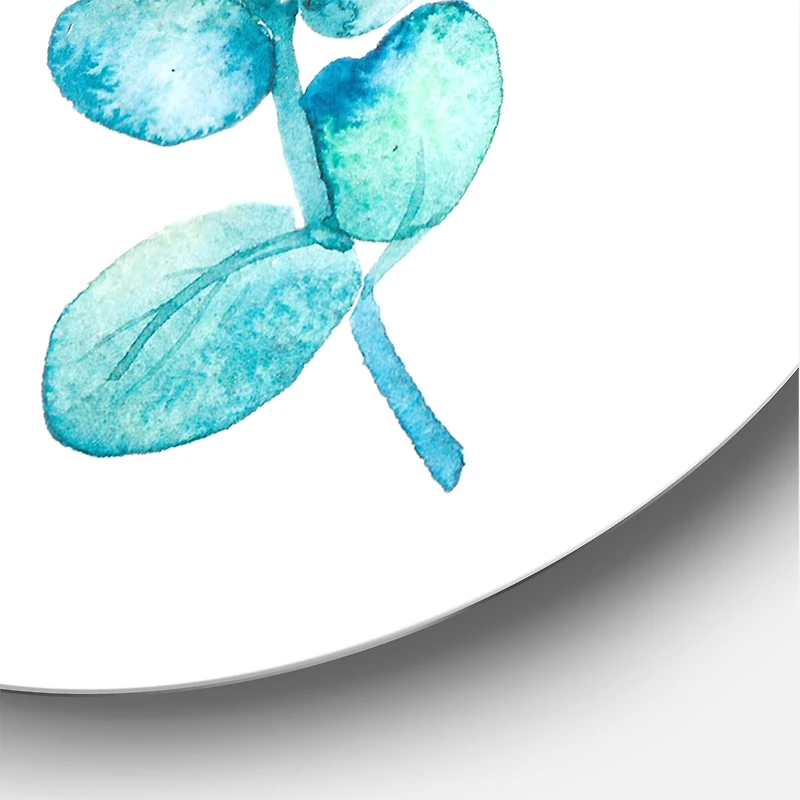 Designart - Eucalyptus Leaves and Succulents