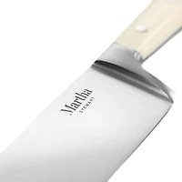 Martha Stewart Off White 8" Stainless Steel Chef Knife
