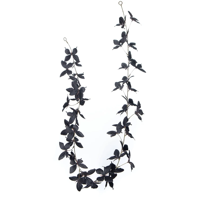 5ft. Black Butterfly Coiled Garland by Ashland®