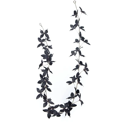 5ft. Black Butterfly Coiled Garland by Ashland®