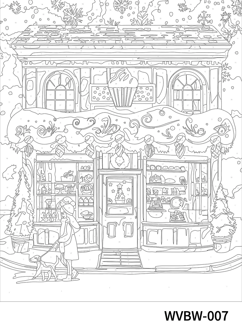 16" x 20" Bakery Paint-by-Number Kit by Artist's Loft™