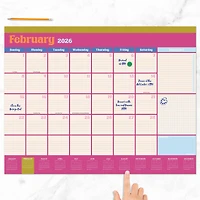 2026 Sherbet Desk Pad Monthly Blotter Calendar
