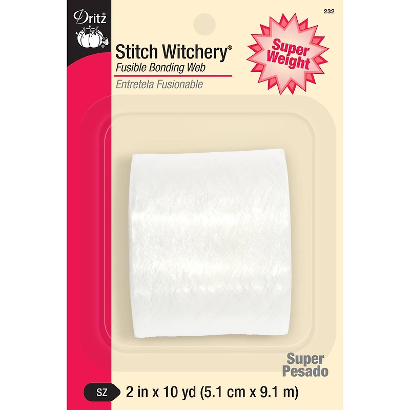 Dritz® Stitch Witchery® White Fusible Bonding Web, 2'' x 10yd.